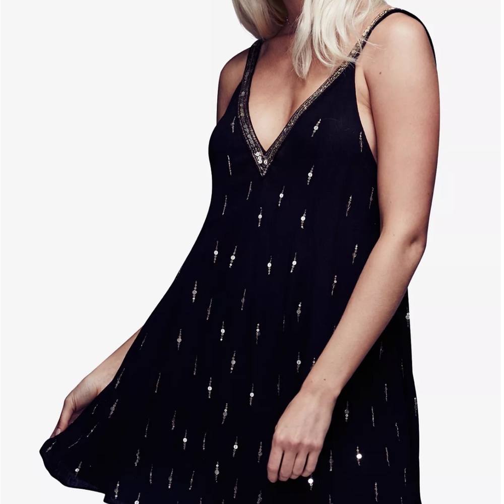 Free People Rising Sun Slip Dress